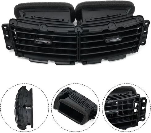 Central Air Conditioning Air Outlet Compatible for Hyundai Accent Solaris 2011-2017 Air Conditioning Air Outlet Black Plastic in Saudi Arabia