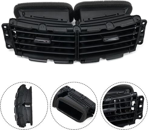 1x Central Air Conditioning Air Outlet Compatible for Hyundai Accent Solaris 2011-2017 Car Front AC Outlet Center Armrest Air Vent Assembly in Saudi Arabia