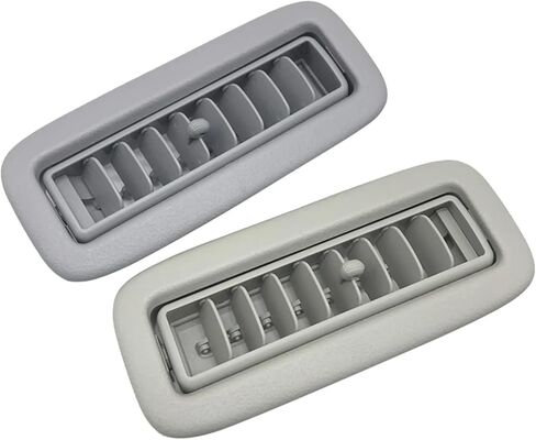 2Pcs Car Roof Top Side Air Conditioning Vent Outlet A/C Panel Grille Cover Install Compatible For Mitsubishi Pajero V93 V97(Beige) in Saudi Arabia