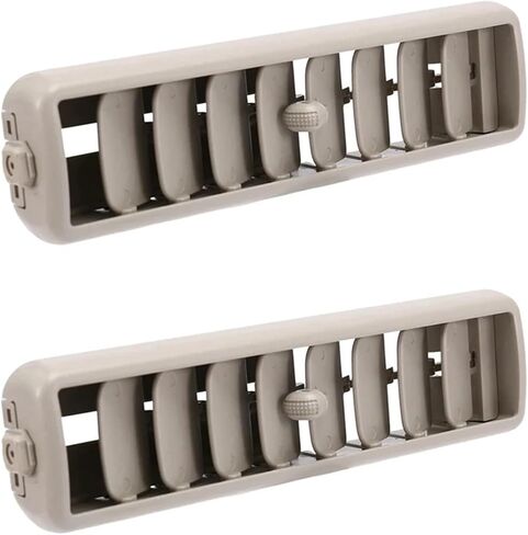 2Pcs Car Roof Top Side Air Conditioning Vent Outlet A/C Panel Grille Cover Install Compatible For Mitsubishi Pajero V93 V97(Beige) in Saudi Arabia