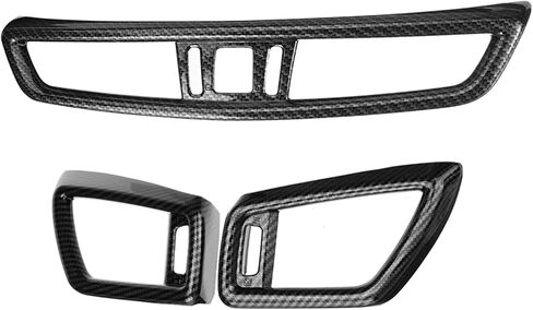 3pcs Car AC Vent Center Center Cover Cover Cover Trim متوافق مع Nissan Qashqai J11 X-Trail X Trail T32 2014-2020 in Saudi Arabia