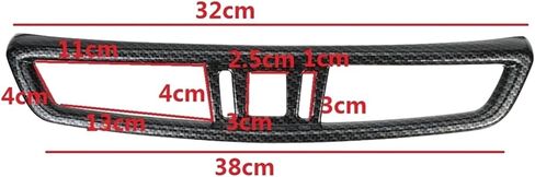 3pcs Car AC Vent Center Center Cover Cover Cover Trim متوافق مع Nissan Qashqai J11 X-Trail X Trail T32 2014-2020 in Saudi Arabia