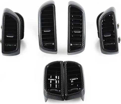 متوافق مع Cayenne 2011-2017 7P5819703 7P5819704 تكييف الهواء الأمامي الكربون A/C Air Air Grille Association (الخلفية) in Saudi Arabia