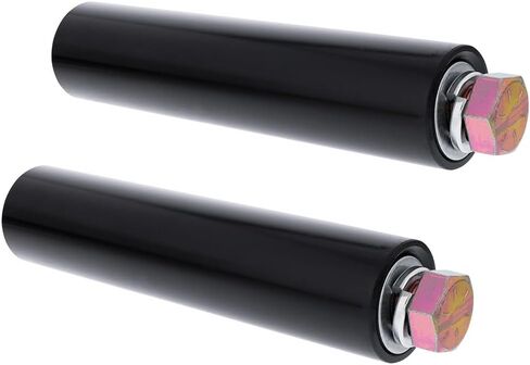 United Pacific 10848 8 "Quarter Fender Post Post ، تناسب أكثر أنابيب تثبيت قطرها 2" ، 1-7/8 "قطر 1/8" - أسود - زوج واحد in Saudi Arabia
