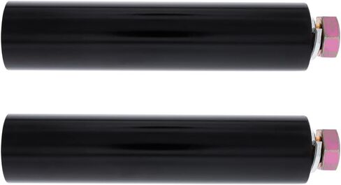 United Pacific 10848 8 "Quarter Fender Post Post ، تناسب أكثر أنابيب تثبيت قطرها 2" ، 1-7/8 "قطر 1/8" - أسود - زوج واحد in Saudi Arabia