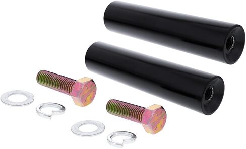 United Pacific 10848 8 "Quarter Fender Post Post ، تناسب أكثر أنابيب تثبيت قطرها 2" ، 1-7/8 "قطر 1/8" - أسود - زوج واحد in Saudi Arabia