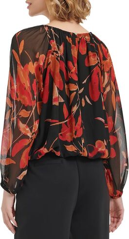 Calvin Klein Women's Blouse Long Sleeve Top in Saudi Arabia