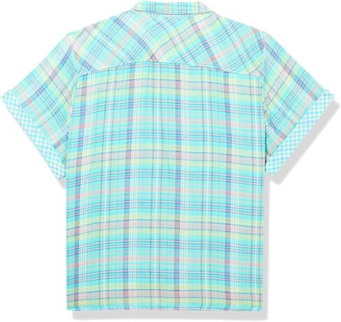 Tommy Hilfiger Women’s Button Up Striped Short Sleeve Sportswear Top in Kuwait