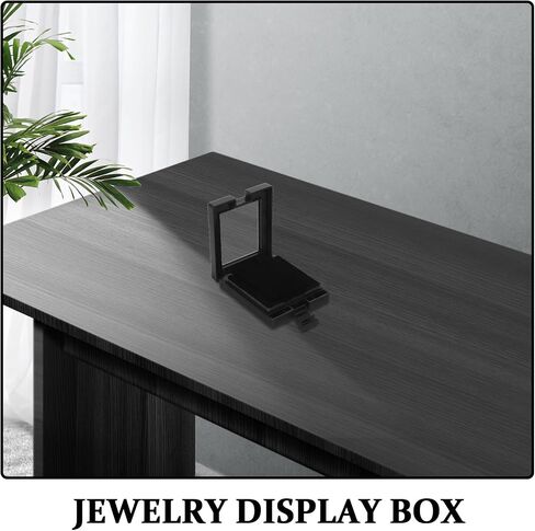 Alipis Gems Display Case: Small Storage Box With Window Clear Plastic Container Jewelry Organizer Square Individual Bare Stone Jars Showcase For Necklace Accessories in Saudi Arabia