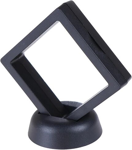 Case Display Display 3D 70 * 70 مم أسود 3PE 3PE Film Jewelry Storage Box Display Box Case with Stand Home Decorations in Kuwait