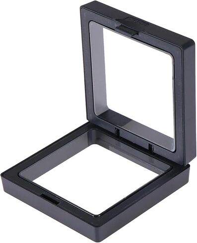 Case Display Display 3D 70 * 70 مم أسود 3PE 3PE Film Jewelry Storage Box Display Box Case with Stand Home Decorations in Kuwait