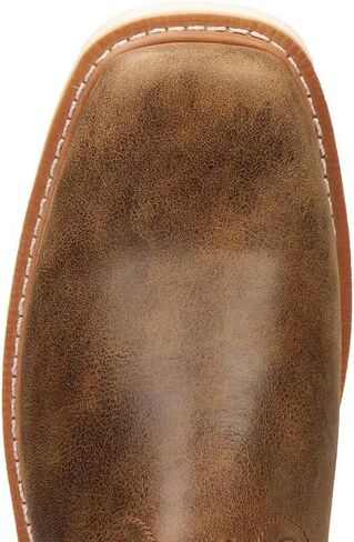 SUREWAY Mens Cowboy Western Boots,Pull On Square Toe Western Work Shoes,Soft Toe Work Boots for Men,Extremely Comfortable Durable Proved,Superior Oil/Slip Resistant,Thicker Imported Leather in Saudi Arabia