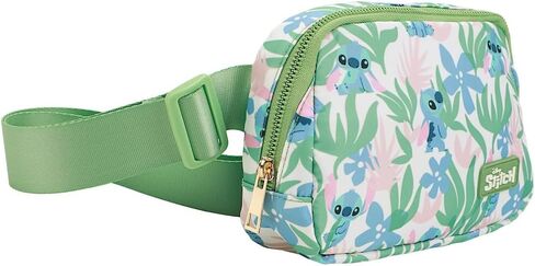 Super Mario Bros Princess Peach 7.5" Pink & White Checkered Quilted Fanny Pack in Saudi Arabia