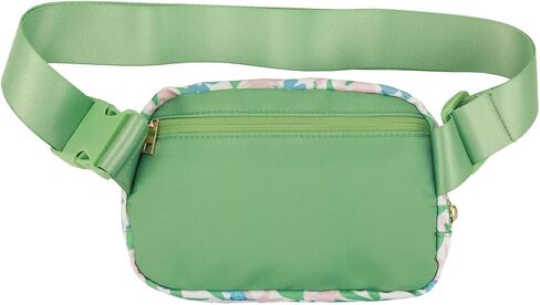 Super Mario Bros Princess Peach 7.5" Pink & White Checkered Quilted Fanny Pack in Saudi Arabia