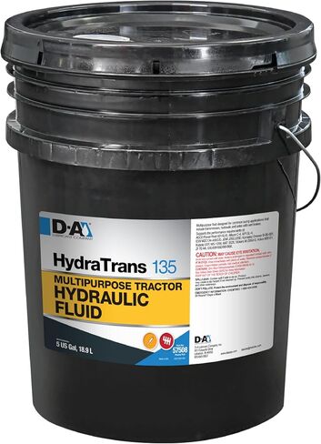 D-A LUBRICANT COMPANY 57508, Hydratrans 135 Premium Grade Transmission and Hydraulic Fluid, 5 Gallon in Saudi Arabia