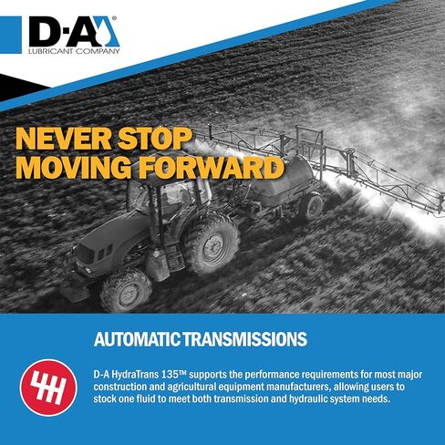 D-A LUBRICANT COMPANY 57508, Hydratrans 135 Premium Grade Transmission and Hydraulic Fluid, 5 Gallon in Saudi Arabia