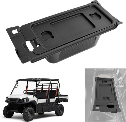 صندوق تخزين Underseat متوافق مع 2015-2026 Kawasaki Mule Pro-Fxr FX ، DXT DX Black تحت استبدال سلة تخزين المقعد ل 99994-1463 in Saudi Arabia