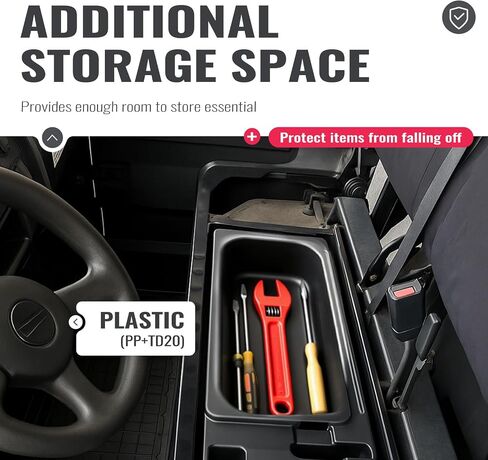 صندوق تخزين Underseat متوافق مع 2015-2026 Kawasaki Mule Pro-Fxr FX ، DXT DX Black تحت استبدال سلة تخزين المقعد ل 99994-1463 in Saudi Arabia