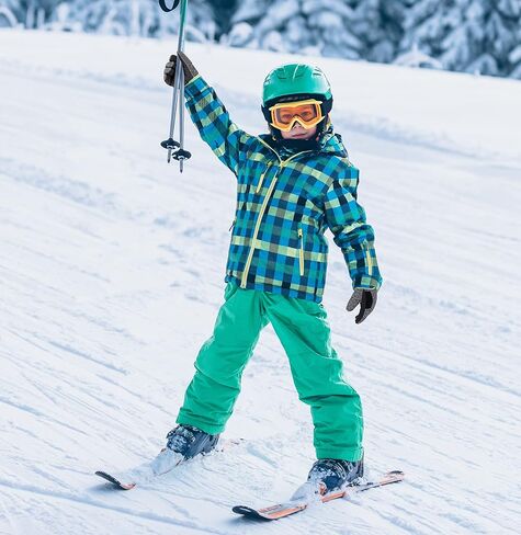 ANDORRA Kids Ski Gloves Waterproof Winter Children's Snow Gloves in Saudi Arabia