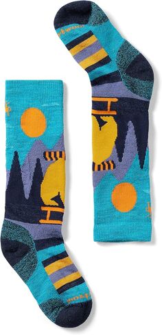 Smartwool Unisex Kid's Ski Light Cushion Sleigh Bear Over The Calf Socks (Toddler/Little Big in Saudi Arabia