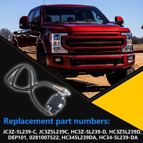 مستشعر جسيمات عادم الديزل متوافق مع 2017-2022 Ford F150 F250 F350 F450 F550 Super Duty 6.7L V8 ، يحل محل OE# JC3Z-5L239-C HC3Z-5L239-D 0281006766 ، 0281007522 ، HC3Z5L239D ، in Saudi Arabia