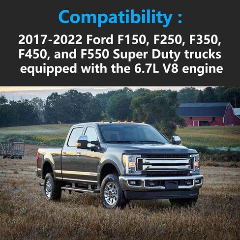 مستشعر جسيمات عادم الديزل متوافق مع 2017-2022 Ford F150 F250 F350 F450 F550 Super Duty 6.7L V8 ، يحل محل OE# JC3Z-5L239-C HC3Z-5L239-D 0281006766 ، 0281007522 ، HC3Z5L239D ، in Saudi Arabia