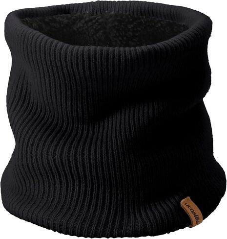 ACUSHLA Merino Wool Neck Gaiter for Men & Women - Fleece Lined Heavyweight Warm Knitted Scarf Neck Warmer Ski Face Mask in Kuwait