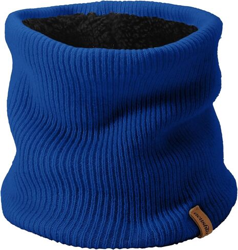 ACUSHLA Merino Wool Neck Gaiter for Men & Women - Fleece Lined Heavyweight Warm Knitted Scarf Neck Warmer Ski Face Mask in Kuwait