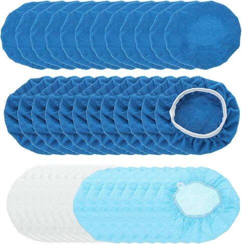 Harfington 40PCS Car Carner Bonnet Ponting Pad مجموعة من الألياف الدقيقة غير المنسوجة من الألياف الغطاء الصوفية الصوفية من 9 "-10" أغطية عازلة للسيارة بونيت in Saudi Arabia