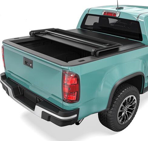 Soft Tri-Fold Truck Bed Tonneau Cover Fit for Chevy Colorado/GMC Canyon 2015-2025 5.2 ft Bed in Saudi Arabia