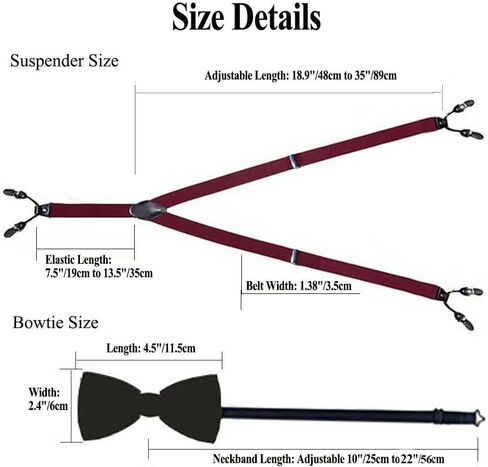Silk Mens Suspenders Set 6 Clips Vintage Braces For Men Purple Paisley Flower Suspender Bow Tie Hanky Cufflinks in Saudi Arabia