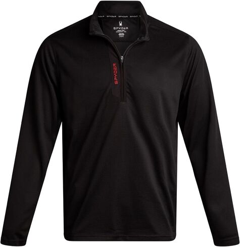 قميص Spyder Men's Active Sweatshirt - Sweatshirt Quare Quare Quare Bullover Lighted مع بلوكت سحاب (أحجام: S -XL) in Saudi Arabia