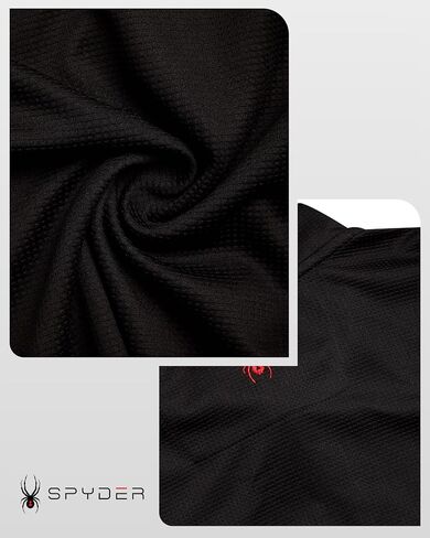 قميص Spyder Men's Active Sweatshirt - Sweatshirt Quare Quare Quare Bullover Lighted مع بلوكت سحاب (أحجام: S -XL) in Saudi Arabia