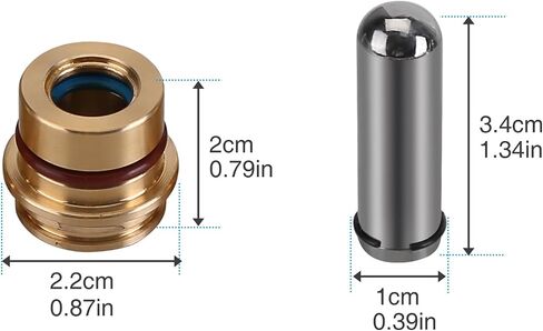 8pcs صمام تجريبي صمام idestick تحكم الصمام التجريبي تحكم في استبدال 289-8451 متوافق مع كاتربيلار 226B 232B 247 248B 267 2 287B تحكم تحكم الطيار in Saudi Arabia