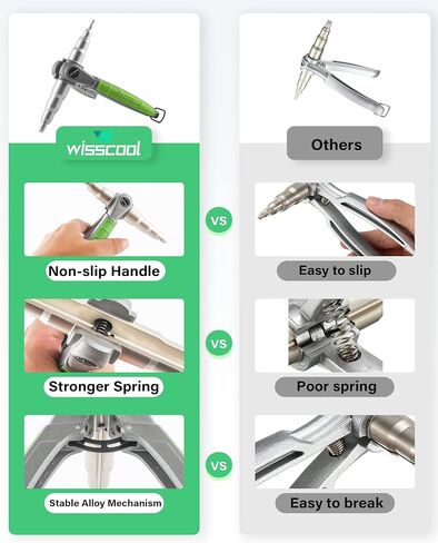 Swaging Tool Pipe Tube Expander Hand Expanding Tool Refrigeration Tube Expander for Copper 1/4" 5/16" 3/8" 1/2" 5/8" 3/4" 7/8" in Saudi Arabia