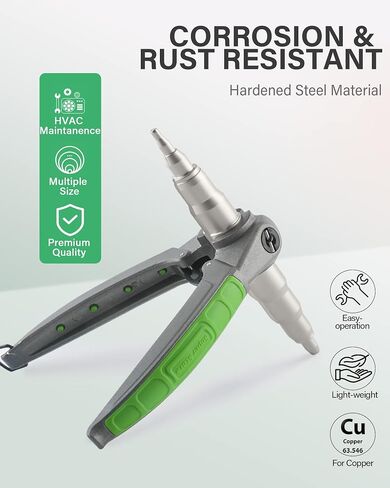 Swaging Tool Pipe Tube Expander Hand Expanding Tool Refrigeration Tube Expander for Copper 1/4" 5/16" 3/8" 1/2" 5/8" 3/4" 7/8" in Saudi Arabia