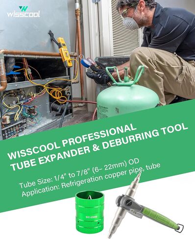 Swaging Tool Pipe Tube Expander Hand Expanding Tool Refrigeration Tube Expander for Copper 1/4" 5/16" 3/8" 1/2" 5/8" 3/4" 7/8" in Saudi Arabia