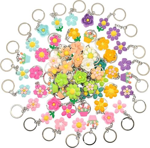 30PCS Cute Frog Keychains Bulk ، DIY عبارة سحر مفاتيح DIY ، سحر حقيبة الظهر للفتيات ، تشمل سلاسل المفاتيح على ظهره العديد in Kuwait
