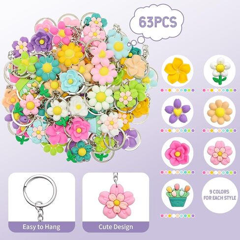 30PCS Cute Frog Keychains Bulk ، DIY عبارة سحر مفاتيح DIY ، سحر حقيبة الظهر للفتيات ، تشمل سلاسل المفاتيح على ظهره العديد in Kuwait