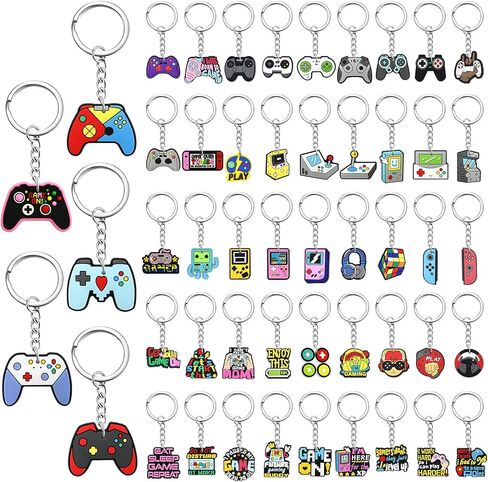 30PCS Cute Frog Keychains Bulk ، DIY عبارة سحر مفاتيح DIY ، سحر حقيبة الظهر للفتيات ، تشمل سلاسل المفاتيح على ظهره العديد in Kuwait