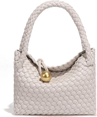 Mini Woven Women's Handbag Lightweight Luxury Vegan Leather Handle Fashion Business Daily Crossbody Bag in Kuwait