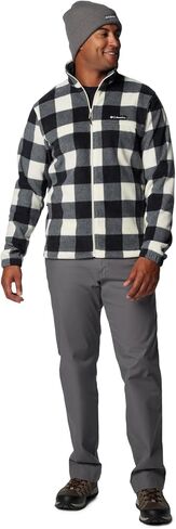 Columbia Men's Steens Mountain Printed Jacket, Mountain Red Check Print, Large in Saudi Arabia