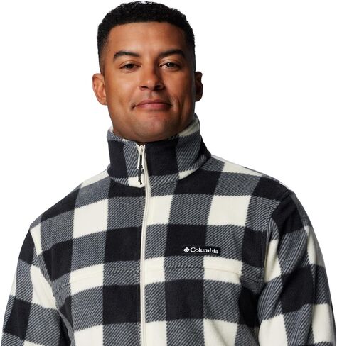 Columbia Men's Steens Mountain Printed Jacket, Mountain Red Check Print, Large in Saudi Arabia