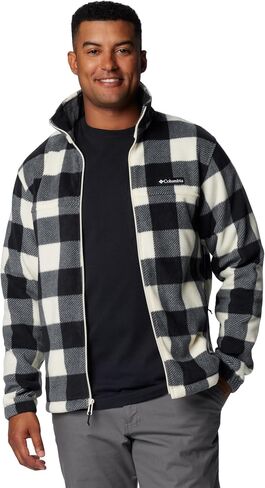 Columbia Men's Steens Mountain Printed Jacket, Mountain Red Check Print, Large in Saudi Arabia