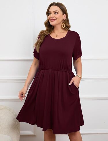 JollieLovin Women's Plus Size Maternity Dress Labor and Delivery Gown Summer Nursing Nightgowns Sleepwear(L-5XL) in Kuwait
