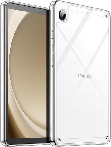 JETech Clear Case for Samsung Galaxy Tab A9 Plus / A9+ 11-Inch, Anti-Yellowing Transparent Shockproof Slim Tablet Cover with Hard PC Back and Soft TPU Bumper (Clear) in Saudi Arabia