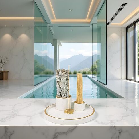 حامل بالو سانتو من السيراميك، حامل حكيم أزرق، حامل عصي بالو سانتو، حامل لطخة حكيم، وعاء لطخة حكيم، حامل حكيم للحرق، صائد الرماد لبالو سانتو، حامل البخور، مبخرة in Kuwait