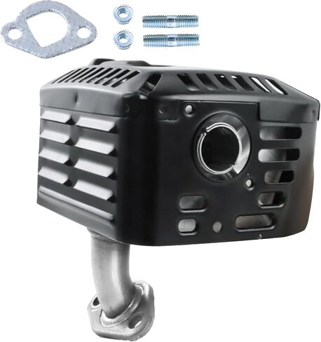 مجموعة عادم كاتم الصوت متوافقة مع هوندا GX160 GX200 GX140 كاتم الصوت العادم 18310-ZF1-000 5.5HP 6.5HP محرك المحرك in Kuwait
