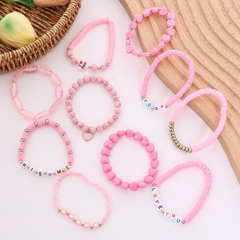 10 Pack Game Day Bracelets for Women Football Bracelets Stackable Charm Sports Bracelet Bangles Football Mom Accessories Outfits Jewelry Accessories Game Day Friendship Bracelets Football Fan Gifts in Saudi Arabia
