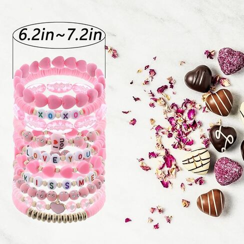 10 Pack Game Day Bracelets for Women Football Bracelets Stackable Charm Sports Bracelet Bangles Football Mom Accessories Outfits Jewelry Accessories Game Day Friendship Bracelets Football Fan Gifts in Saudi Arabia